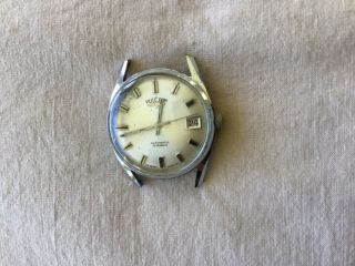 Vintage Vulcain Men’s Automatic Wrist Watch For Repair Or Parts Running