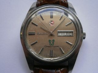 Vintage Gents Wristwatch Rado Green Horse Automatic Watch Spares Repair