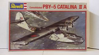 Vintage Revell 1/72 Scale Pby - 5 Catalina Ii A Plastic Model Kit