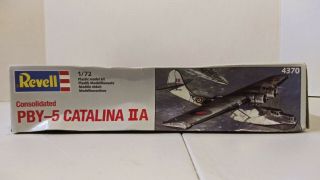 VINTAGE REVELL 1/72 SCALE PBY - 5 CATALINA II A PLASTIC MODEL KIT 3