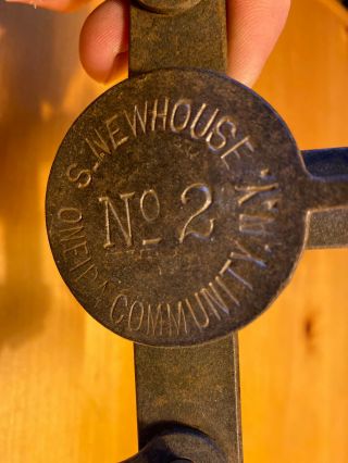 S.  Newhouse 2 Standing Bears Antique Trap,  Vintage Traps 2