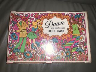 Vintage Dawn And Her Friends Doll Case And Hangers,  Hair,  Mannequins