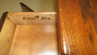 Ethan Allen Cabinet Night Bedside Table Antiqued Tavern Pine 12 5026 6
