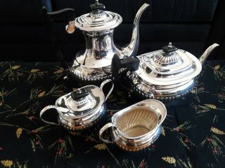 Vintage Silver Plated,  Viners By Sheffield,  Coffee/tea Set
