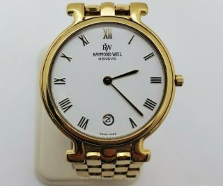 Raymond Weil 9137 - 2 18k Gold Plate Stainless Steel Quartz Watch