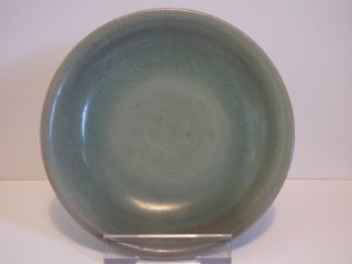 Chinese Yuan Dynasty Longquan Celadon Pottery Bowl1271 - 1368 Ad
