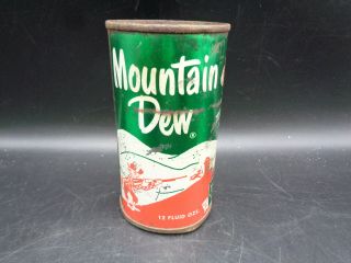 VINTAGE 1960 ' s Mountain Dew Can Willy Hillbilly 12oz Memphis Tennessee 2
