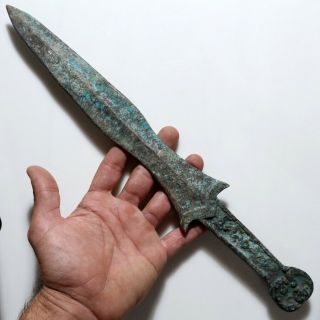 Near East Assyrian Bronze Military Short Sword Circa 1500 - 1000 Bc