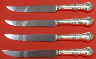 Joan Of Arc By International Sterling Silver Steak Knife Set Texas Sized Custom