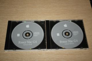 Apple Macintosh Powermac G4 Software Install Restore Cd Discs 2000 9.  0.  4 Vintage