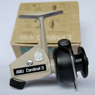ABU CARDINAL 3,  Extra Vintage spinning reel Sweden moulinet ancien roll 4
