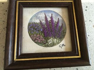 Vintage Embroidery,  Small Vintage Embroidered Picture By Gill Michelmore 2