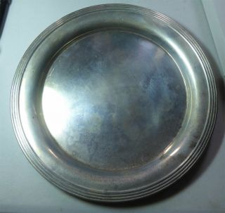 Antique Sterling Silver Tray By Webster 10 " 263 Grams