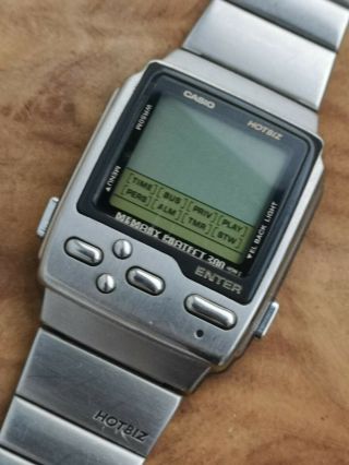 Casio Hotbiz Db - 2000 Memory Protect 200 Japan Vintage Digital Watch Spare Repair