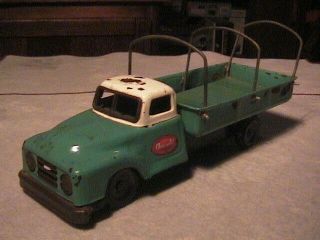 Vintage Chevrolet Tin Friction Truck 8 1/4 Inches Long