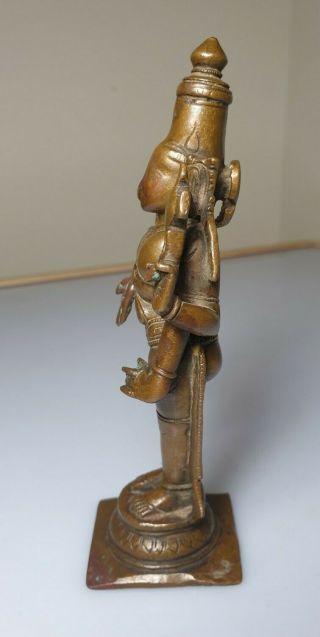 A Stunning 16th /17th Century Bronze Figure Of Vishnu. 4