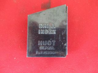 Vintage Huot Number Drill Index 61 - 80 Missing 74 Small Size (1677)