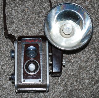 Minty Vintage Kodak Duaflex Iv Camera,  Kodet Twin Lens & Flash,  Takes 620 Film