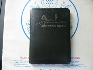 Vintage - Un Address Book " 4.  25 X 5.  75 "