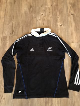 Zealand Rugby Shirt Vtg All Blacks Ls Mens Small