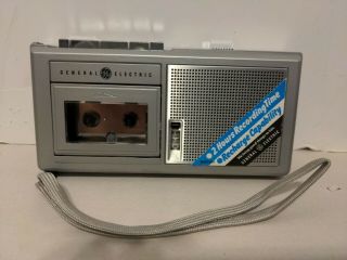 Vintage Ge General Electric Microcassette Recorder/player Model No.  3 - 5338a
