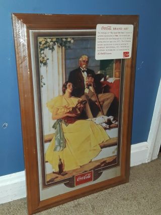 Vintage Collectible Coca Cola Brand Art Norman Rockwell Full Color Lithography