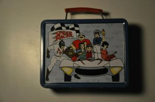 Vintage 1998 Speed Racer Metal Lunch Box By Tin Box Co.  Anime Racer X
