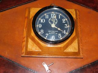 Seth Thomas Mark I Deck Clock Us Navy 1941