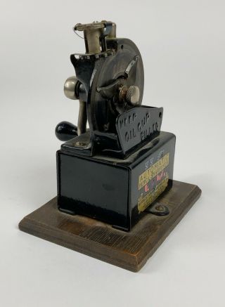Antique US automatic Pencil sharpener patented 1907 2