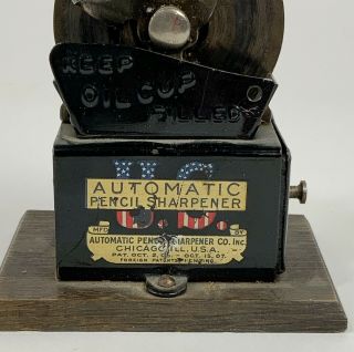 Antique US automatic Pencil sharpener patented 1907 6