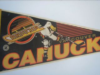 Vintage NHL Vancouver Canada Canucks Ice Hockey Team Flag 3