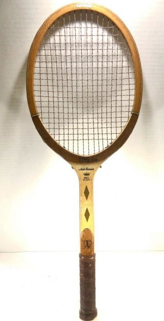 Jack Kramer Wilson Pro Staff 4 3/8 Light Classic Vintage Wooden Tennis Racquet