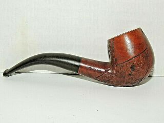 Vintage Wally Frank Italy Imported Briar Tobacco Smoking Estate Pipe,  Carvings