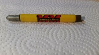 Vintage " Minneapolis Moline,  Ward & Frisbie,  Colon,  Mich " Bullet Pencil
