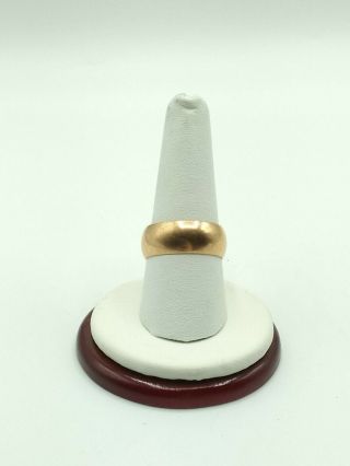 Antique Ostby Barton Turn Of The 19th Century 14k Gold Shell Wedding Ring,  Men’s