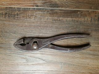 Vintage Ford Script Slip Joint Pliers For Model A Or T Tool Kit 6 1/2 Inch