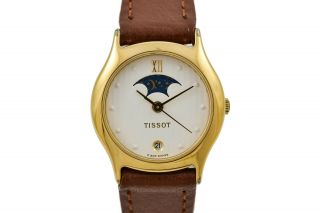 Vintage Tissot Moonroller Gold Plated Ladies Quartz Watch 1923