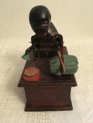 Vintage Kobe Doll Mechanical Toy Hand Carved Watermelon Slicer 3 Of 11