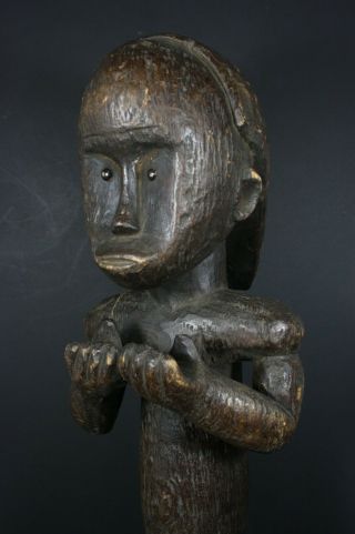 Large 21 " Male African Byeri Ancestor Statue,  Fang - Gabon Tribal Art Crafts