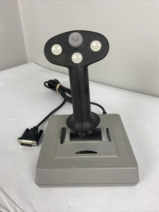 Vintage Ch Products Flightstick Pro Joy Stick Controller 15 Pin Serial Connector