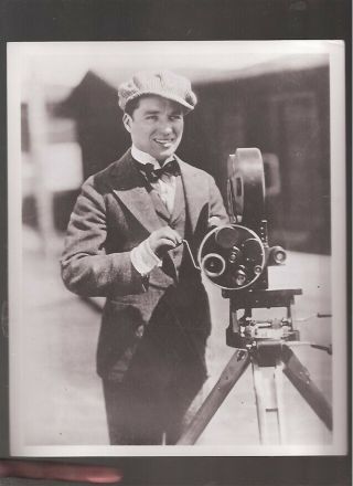 Vintage Charlie Chaplin Publicity.  Photo From Museum Of Modern Art