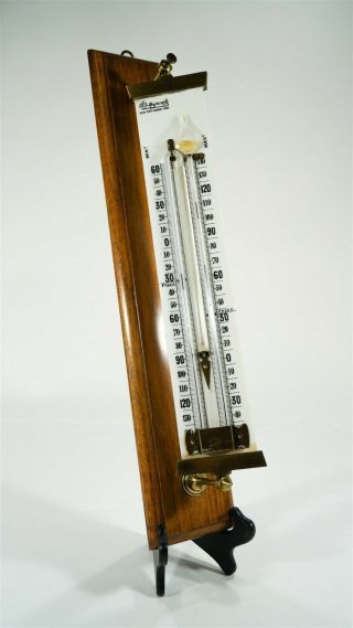 Antique Vintage Eb Meyrowitz/ J.  J.  Hicks Thermometer.  Made In London.  20 "