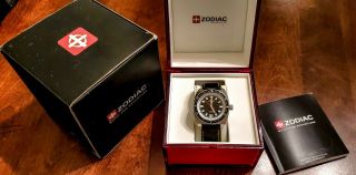 Zodiac Sea Dragon Swiss Quartz Watch Z02201