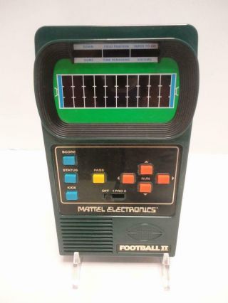Vintage 1978 Mattel Electronics Hand Held Game Football Ii 2 &
