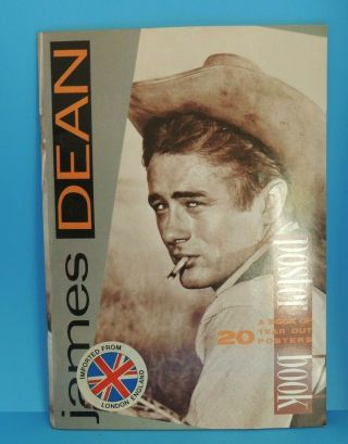 James Dean Poster Book 20 Posters London Import 1986 11.  5 X 16.  5 "