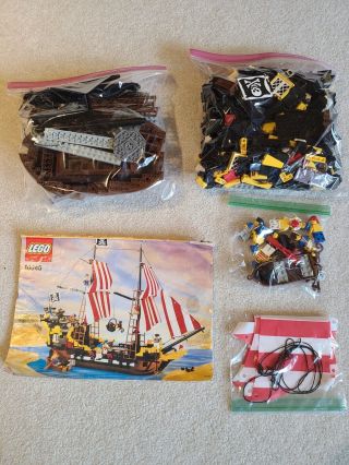 Lego Black Seas Barracuda 6285.  Instructions But No Box.