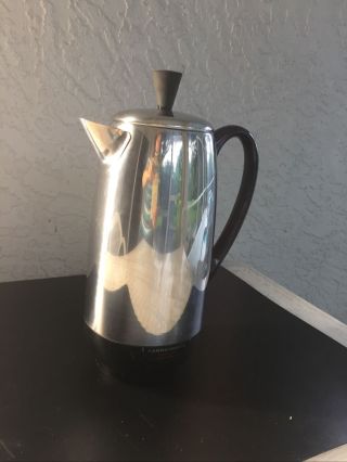 Vintage Farberware Superfast 12 Cup Automatic Percolator Coffee Pot Model 142