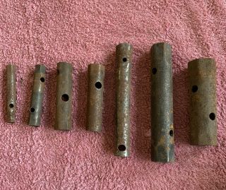 Vintage Box Spanners Of Various Sizes