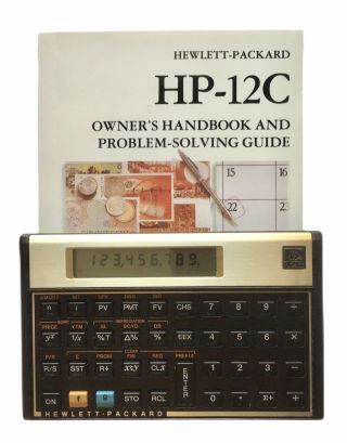 Hewlett Packard HP - 12C Financial Scientific Calculator - Vintage 3