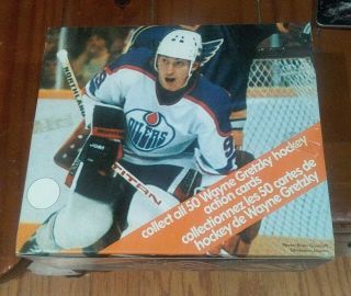 1982 Neilson Cookies Wayne Gretzky Rare Empty Display Box No Wrappers